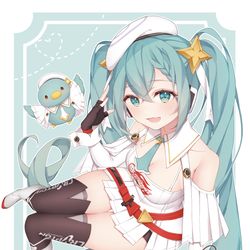 This is a pixiv picture whose title is レーシングミク2023.