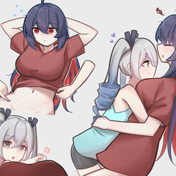 This is a pixiv picture whose title is 你胖了.