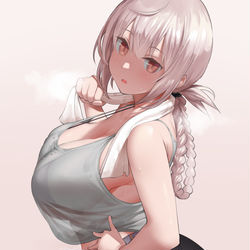 This is a pixiv picture whose title is 運動婦長.