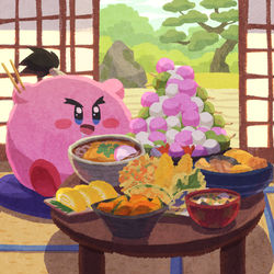 This is a pixiv picture whose title is 刹那のまんぷく.