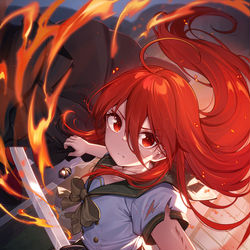This is a pixiv picture whose title is Shana.