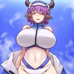 This is a pixiv picture whose title is アークナイツ水着.