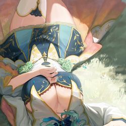 This is a pixiv picture whose title is 🌿💚.