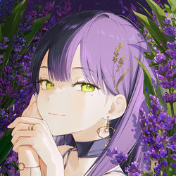 This is a pixiv picture whose title is Lavender.
