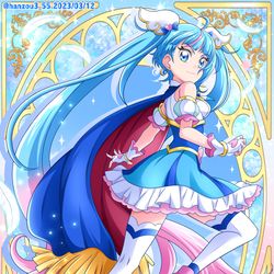 This is a pixiv picture whose title is キュアスカイ☆.