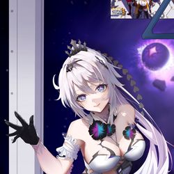 This is a pixiv picture whose title is 终焉琪亚娜.