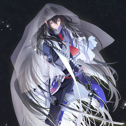 This is a pixiv picture whose title is 数珠丸恒次　極.