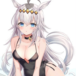 This is a pixiv picture whose title is 水着オグリ修正版.