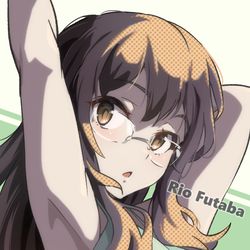 This is a pixiv picture whose title is 双葉理央さん(*´ω`*).
