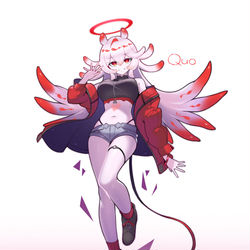 This is a pixiv picture whose title is クオちゃん2023.