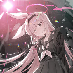 This is a pixiv picture whose title is 黒いアロナ.