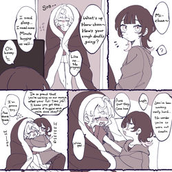 This is a pixiv picture whose title is 【Koharu&Minato】Minato’s POV⑨.