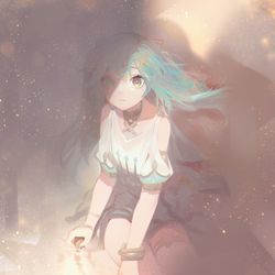 This is a pixiv picture whose title is 風.