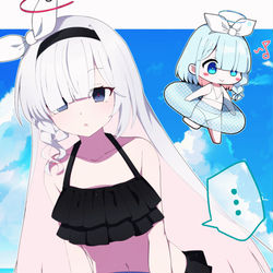 This is a pixiv picture whose title is 水着！.
