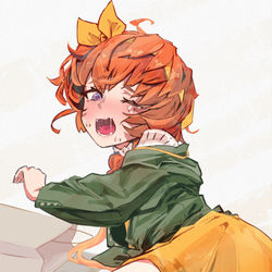 This is a pixiv picture whose title is 学内衝突.