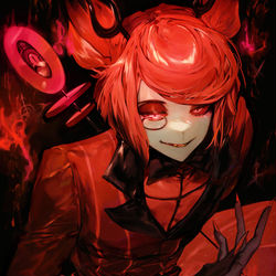 This is a pixiv picture whose title is Alastor.