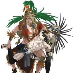 This is a pixiv picture whose title is アステカマニア.