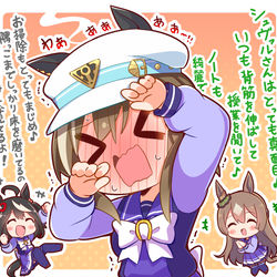This is a pixiv picture whose title is 【ウマ娘】シュヴァルグランの誕生日会話.