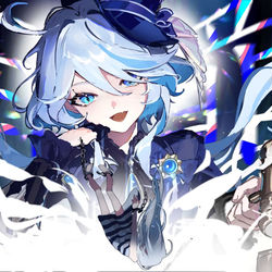 This is a pixiv picture whose title is 审判.