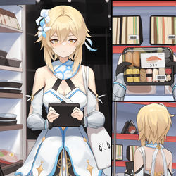This is a pixiv picture whose title is 荧.