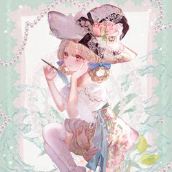 This is a pixiv picture whose title is 告白のお返事(全身版).