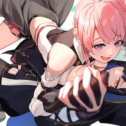 This is a pixiv picture whose title is 幼馴染のツガイ.