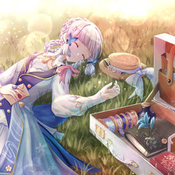 This is a pixiv picture whose title is 心地良い夢.