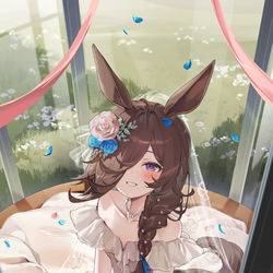 This is a pixiv picture whose title is ウェディングライスちゃん.