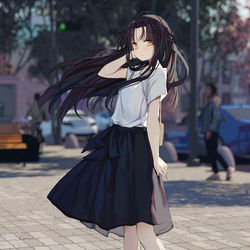 This is a pixiv picture whose title is ＾－＾.