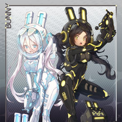 This is a pixiv picture whose title is バニー宇宙服.