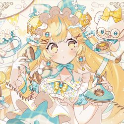 This is a pixiv picture whose title is レモンミントティー.