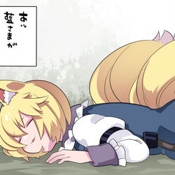This is a pixiv picture whose title is 藍様の恩返し！！！！.