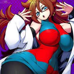 This is a pixiv picture whose title is 人造人間２１号ちゃん.