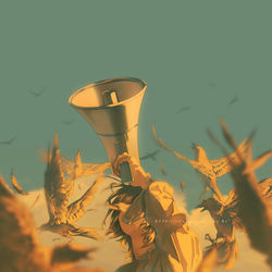 This is a pixiv picture whose title is 主張.
