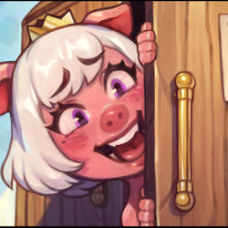 This is a pixiv picture whose title is Emelie Peeking.
