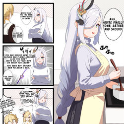 This is a pixiv picture whose title is Shenhe Family~.