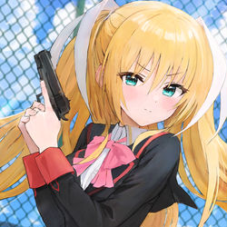 This is a pixiv picture whose title is 朱鷺戸沙耶.