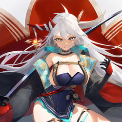 This is a pixiv picture whose title is 白龍.