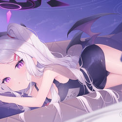 This is a pixiv picture whose title is 水着めもろび👙🐣.