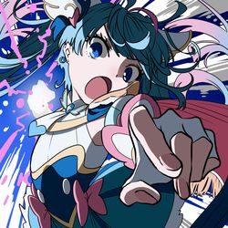 This is a pixiv picture whose title is ヒーローガールスカイパンチ.