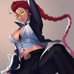 This is a pixiv picture whose title is クリムゾン・ヴァイパー.