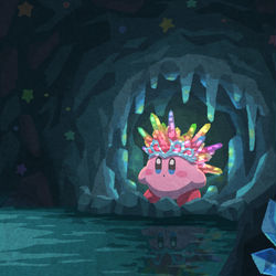 This is a pixiv picture whose title is 洞窟.
