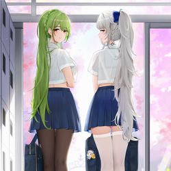 This is a pixiv picture whose title is JK.