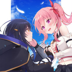 This is a pixiv picture whose title is 幼馴染のツガイ.