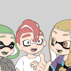 This is a pixiv picture whose title is スプラトゥーン、サモラン絵まとめ2.