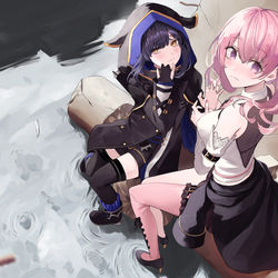 This is a pixiv picture whose title is 休息.
