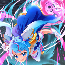 This is a pixiv picture whose title is キュアスカイ.
