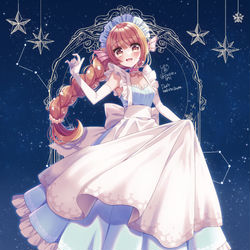 This is a pixiv picture whose title is うお座のメイドさん.