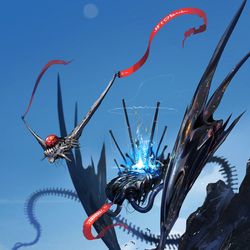 This is a pixiv picture whose title is RAIDEN.
