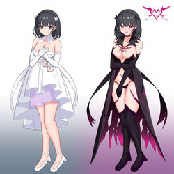 This is a pixiv picture whose title is 吸血魔女化レイニ嬢.